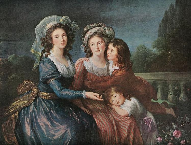 eisabeth Vige-Lebrun The Marquise de Pezay France oil painting art